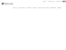 Tablet Screenshot of farislee.com